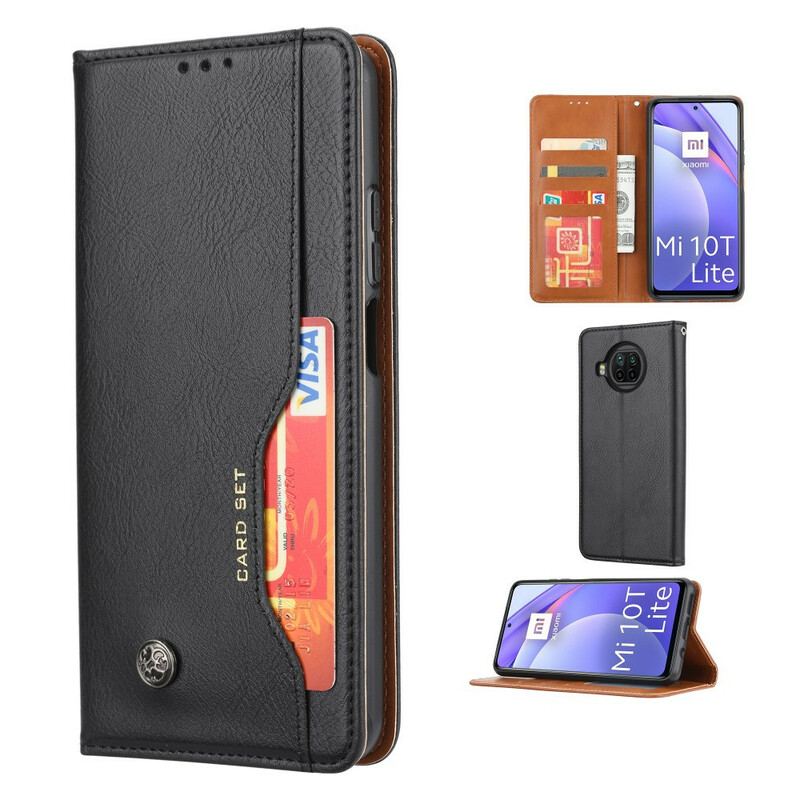 Capa De Celular Para Xiaomi Mi 10T Lite Flip Titular Do Cartão