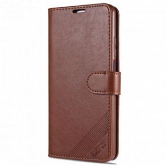 Capa Flip Para Xiaomi Mi 10T Lite Couro Sintético Azns