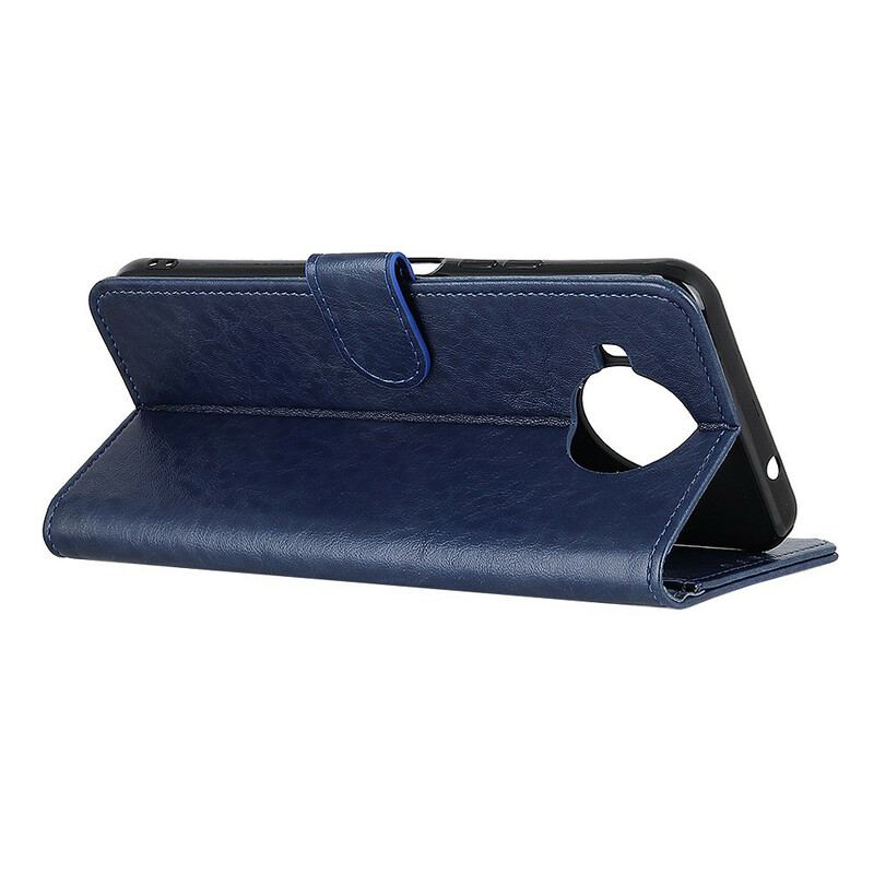 Capa Flip Para Xiaomi Mi 10T Lite Couro Sintético Texturizado