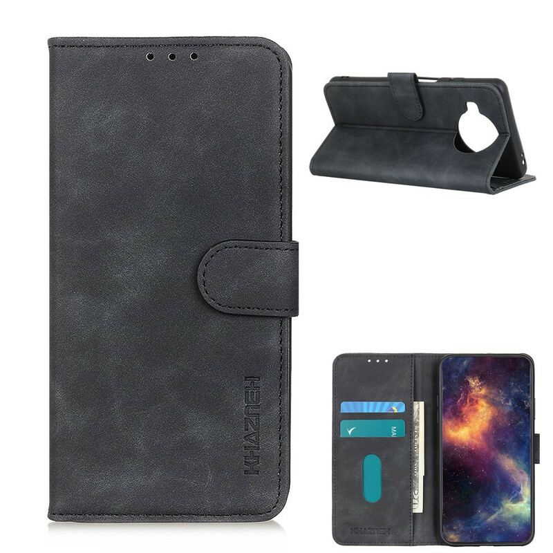 Capa Flip Para Xiaomi Mi 10T Lite Efeito Couro Vintage Khazneh