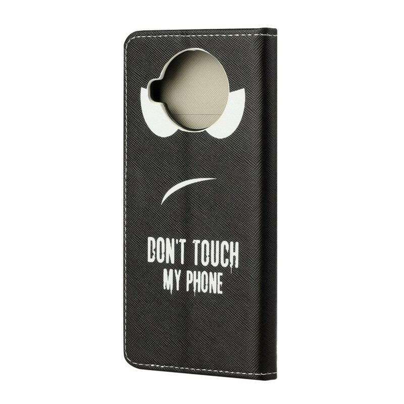 Capa Flip Para Xiaomi Mi 10T Lite Não Toque No Meu Telefone
