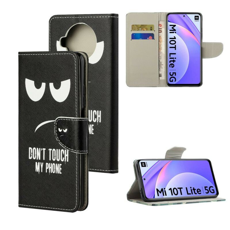 Capa Flip Para Xiaomi Mi 10T Lite Não Toque No Meu Telefone