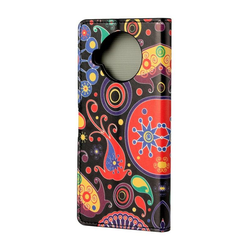 Capa Folio Para Xiaomi Mi 10T Lite Design Da Galáxia