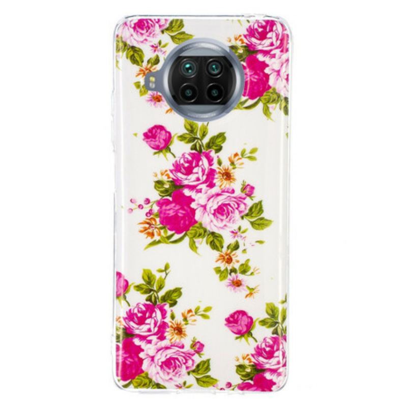 Capa Para Xiaomi Mi 10T Lite Flores Neon Liberty