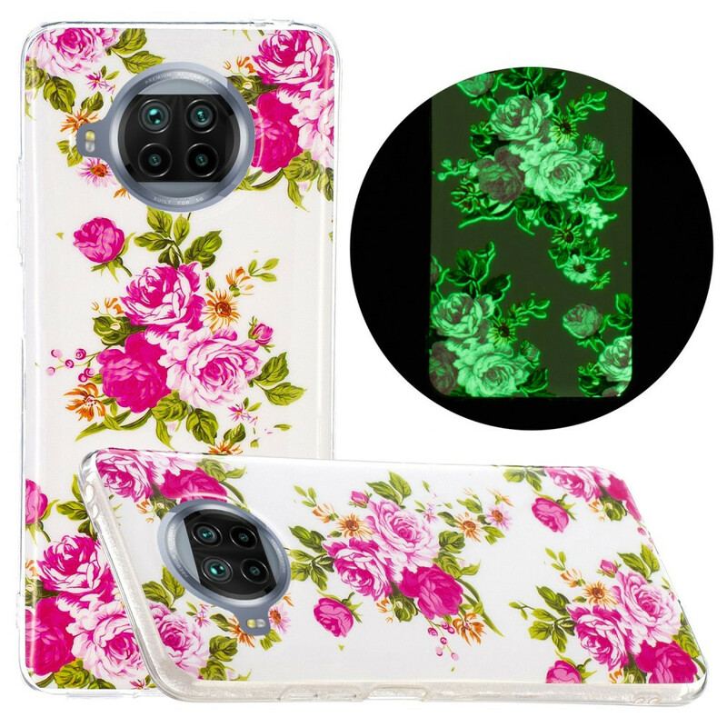 Capa Para Xiaomi Mi 10T Lite Flores Neon Liberty