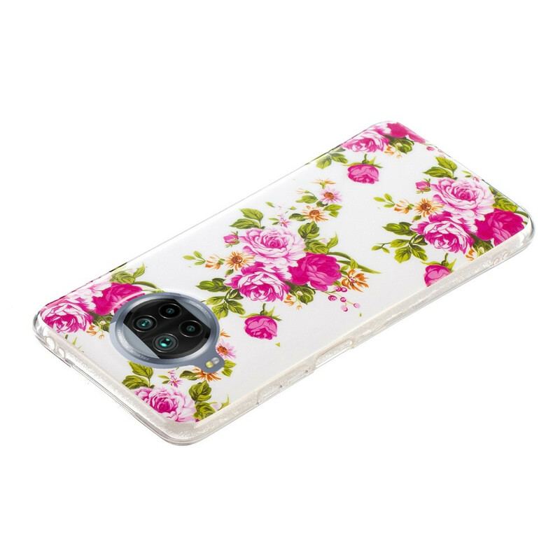 Capa Para Xiaomi Mi 10T Lite Flores Neon Liberty