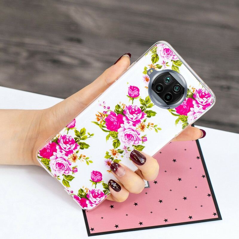 Capa Para Xiaomi Mi 10T Lite Flores Neon Liberty