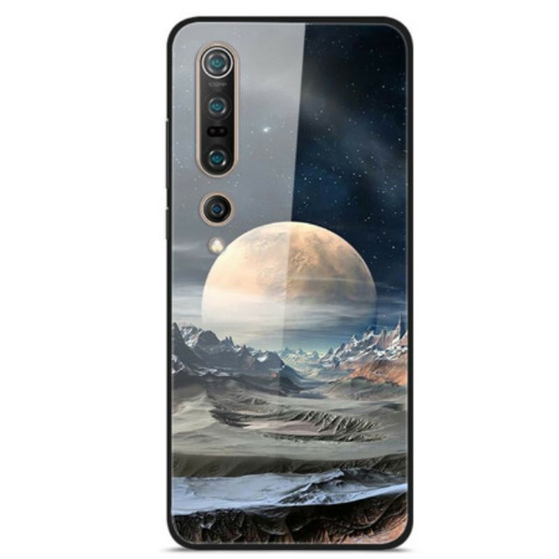 Capa Para Xiaomi Mi 10 / 10 Pro Vidro Temperado Da Lua Espacial