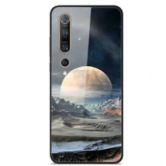 Capa Para Xiaomi Mi 10 / 10 Pro Vidro Temperado Da Lua Espacial