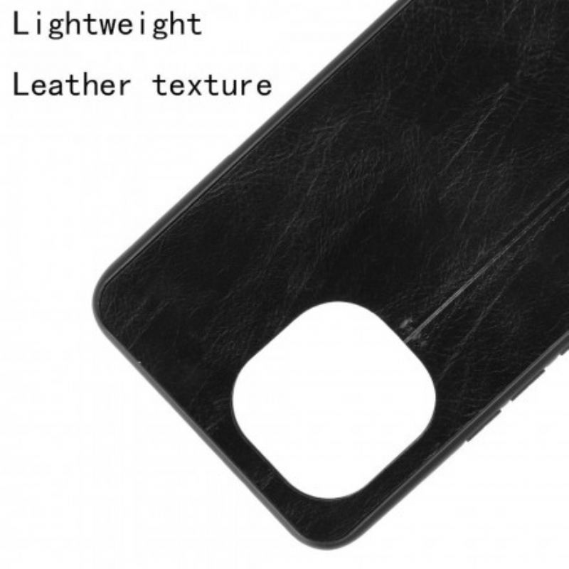 Capa De Celular Para Xiaomi Mi 11 (5G) Efeito Couro Couture