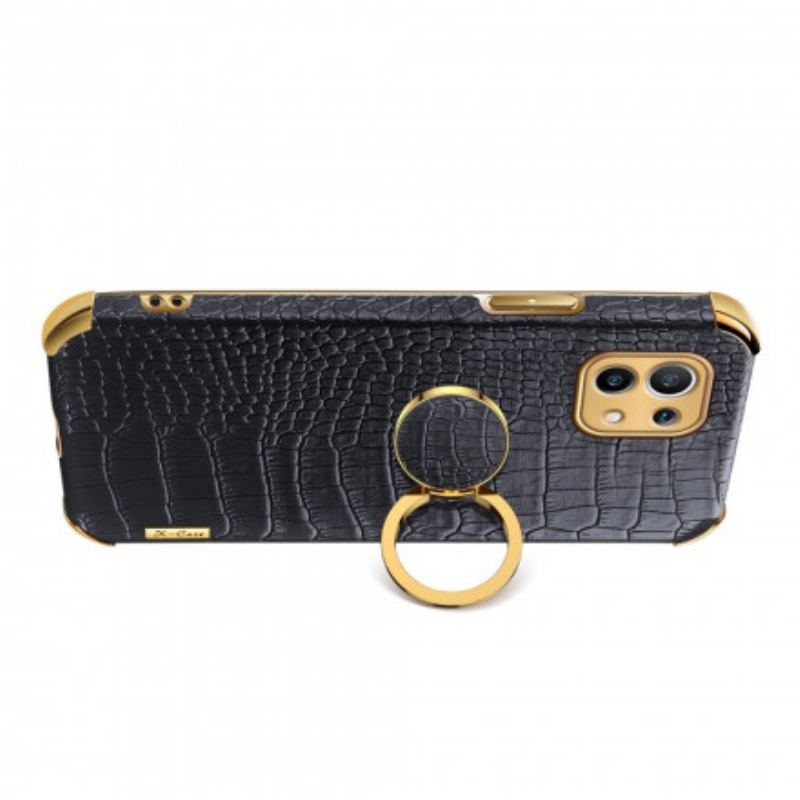 Capa De Celular Para Xiaomi Mi 11 (5G) Efeito Pele De Crocodilo X-case