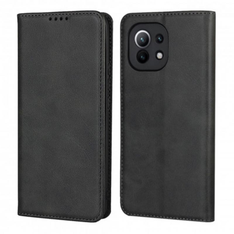Capa De Celular Para Xiaomi Mi 11 (5G) Flip Estilo Design De Couro