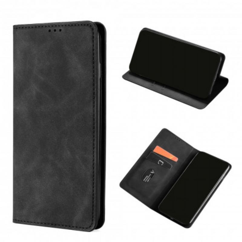 Capa De Celular Para Xiaomi Mi 11 (5G) Flip Toque De Pele