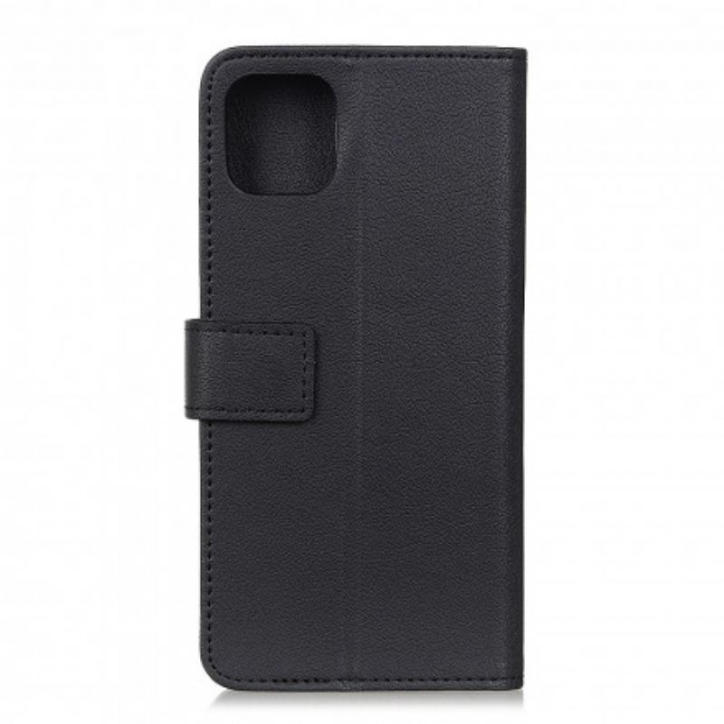 Capa Flip Para Xiaomi Mi 11 (5G) Couro Falso Clássico