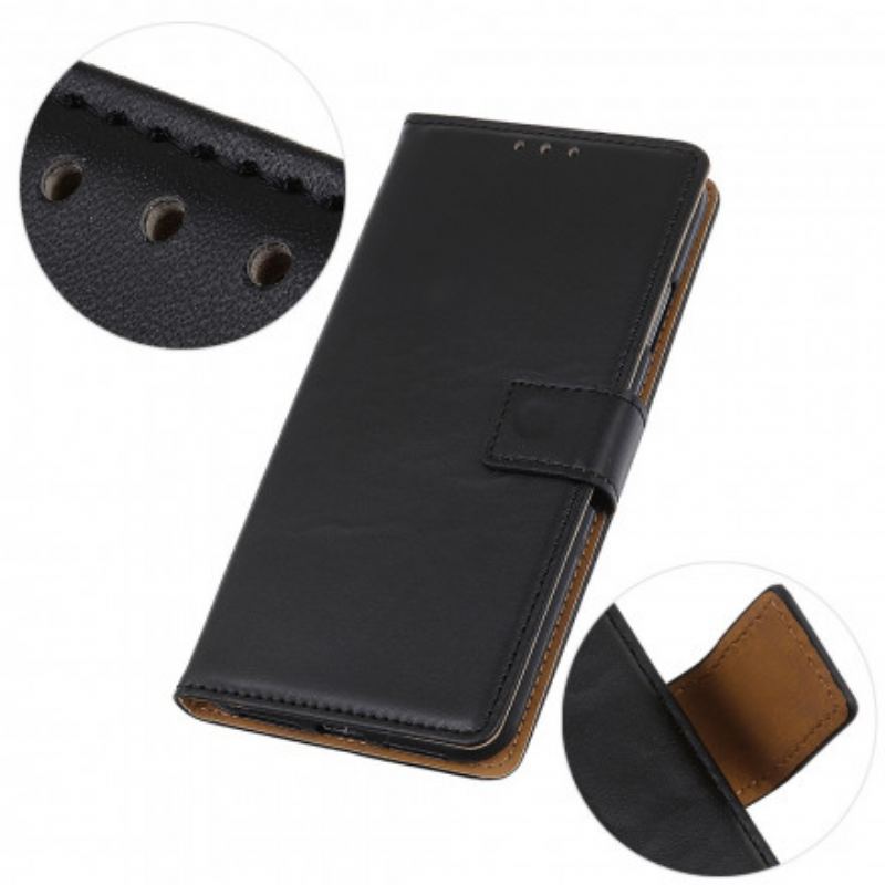 Capa Flip Para Xiaomi Mi 11 (5G) Couro Sintético Liso