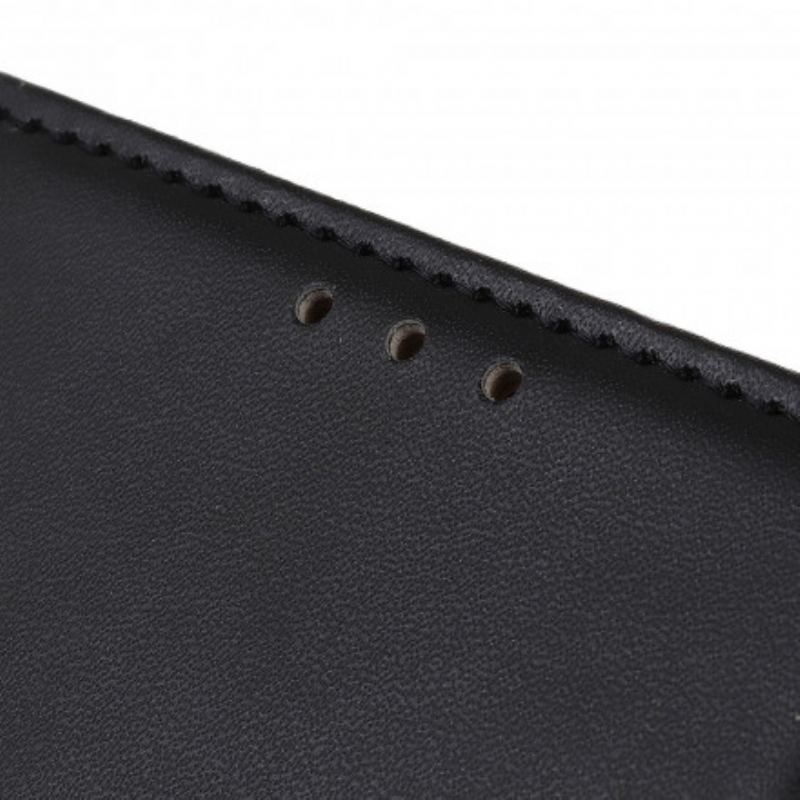 Capa Flip Para Xiaomi Mi 11 (5G) Couro Sintético Liso