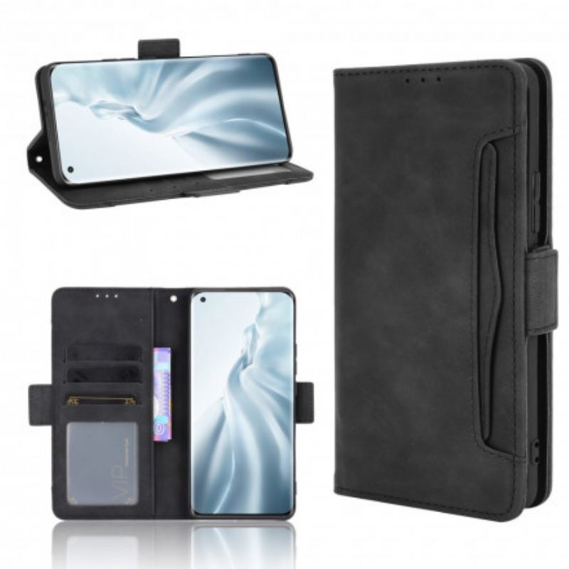 Capa Flip Para Xiaomi Mi 11 (5G) Multi-card Premier Class