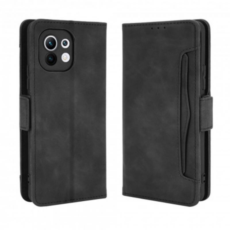 Capa Flip Para Xiaomi Mi 11 (5G) Multi-card Premier Class