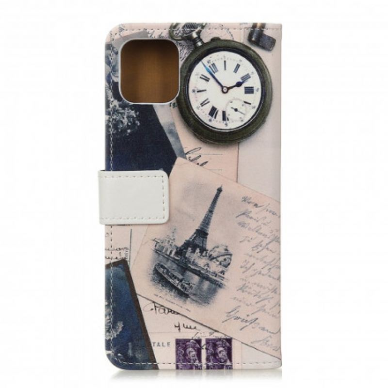 Capa Flip Para Xiaomi Mi 11 (5G) Torre Eiffel Do Poeta