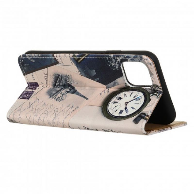 Capa Flip Para Xiaomi Mi 11 (5G) Torre Eiffel Do Poeta