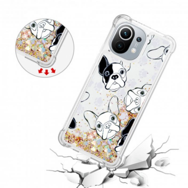 Capa Para Xiaomi Mi 11 (5G) Mr Dog Lantejoulas