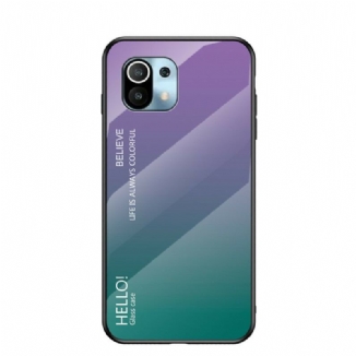 Capa Para Xiaomi Mi 11 (5G) Olá Vidro Temperado