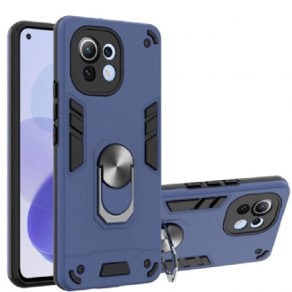 Capa Para Xiaomi Mi 11 (5G) Suporte De Anel Destacável Metálico