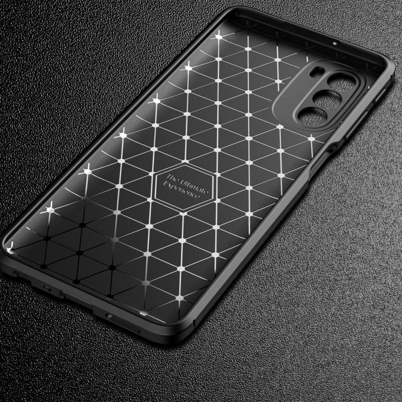 Capa Para Moto G51 5G Mangueira De Fibra De Carbono