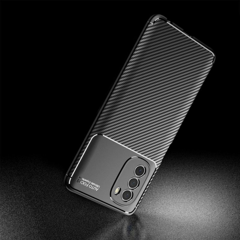 Capa Para Moto G51 5G Mangueira De Fibra De Carbono