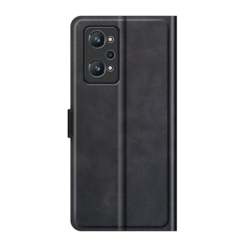 Capa De Couro Para Realme GT Neo 3T / Neo 2 Couro Sintético Fino