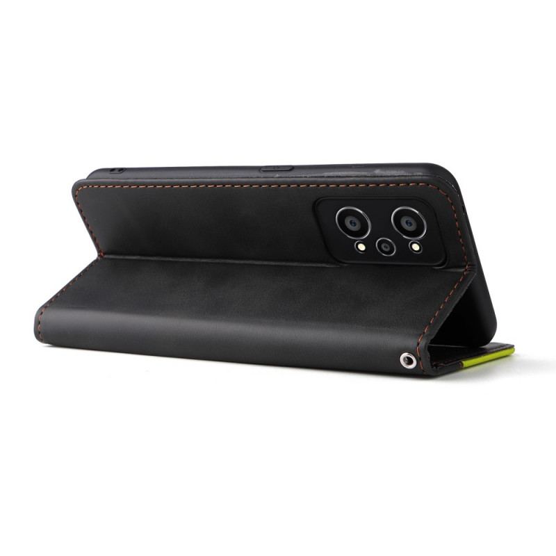 Capa Flip Para Realme GT Neo 3T / Neo 2 Dois Tons