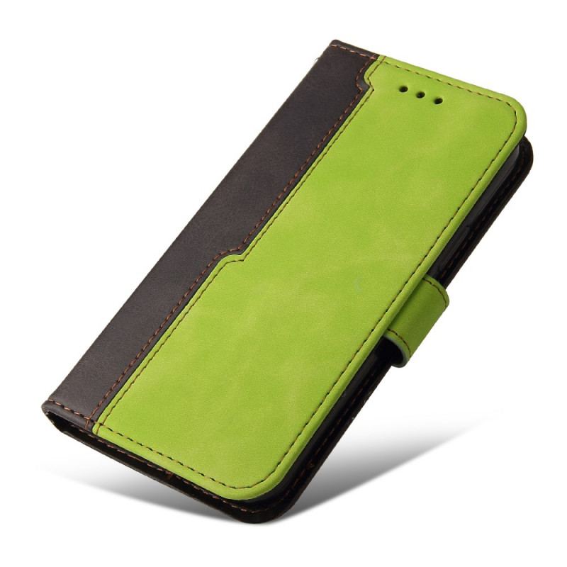 Capa Flip Para Realme GT Neo 3T / Neo 2 Dois Tons