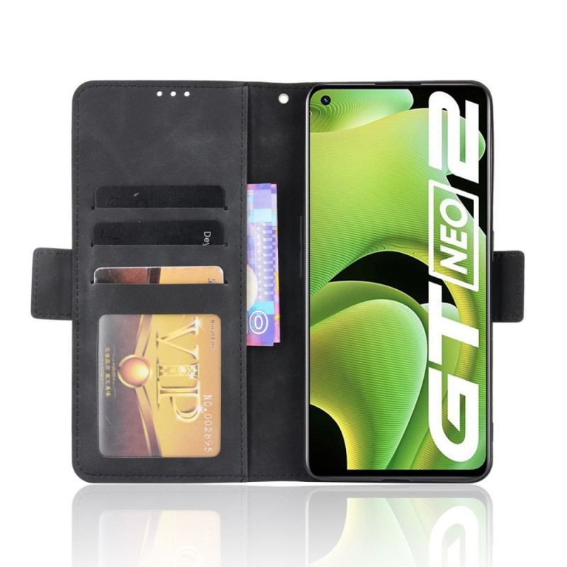 Capa Flip Para Realme GT Neo 3T / Neo 2 Multi-card Premier Class