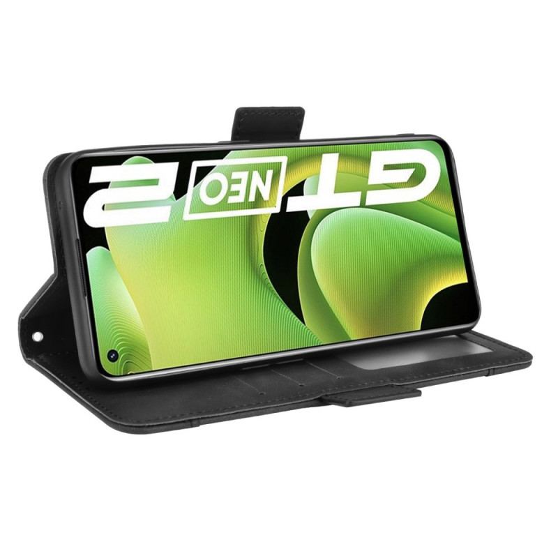 Capa Flip Para Realme GT Neo 3T / Neo 2 Multi-card Premier Class