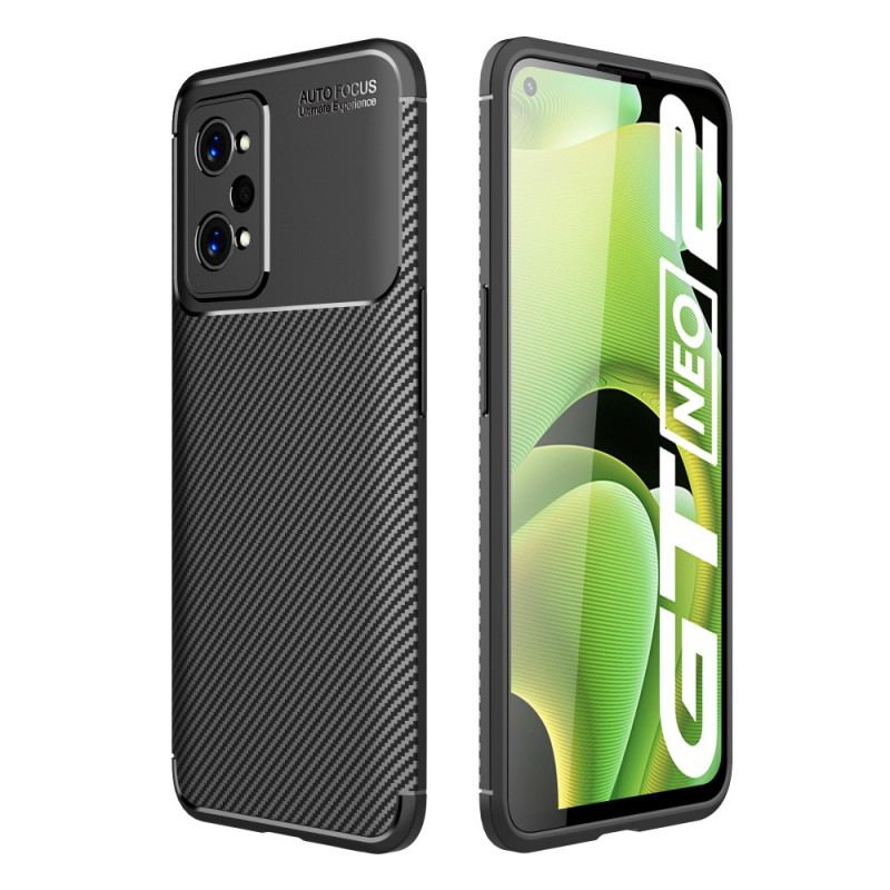 Capa Para Realme GT Neo 3T / Neo 2 Mangueira De Fibra De Carbono