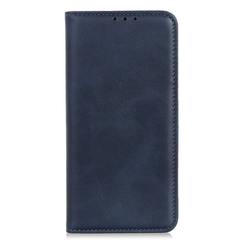 Capa De Celular Para Xiaomi Redmi Note 12 Pro Flip Clássico Couro Rachado