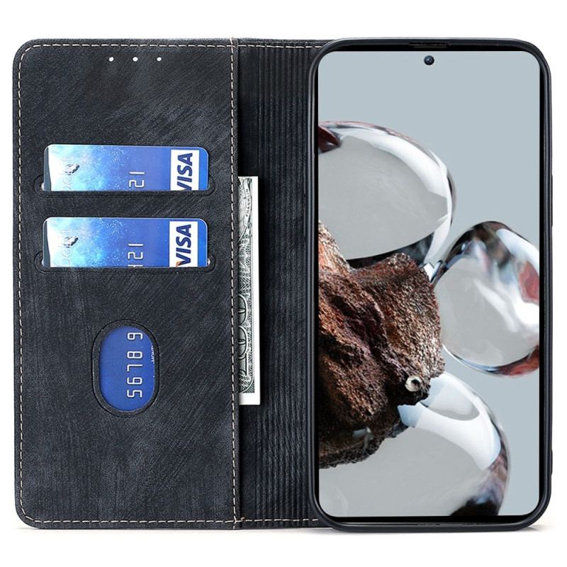 Capa De Celular Para Xiaomi Redmi Note 12 Pro Flip Rfid