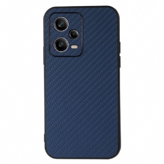 Capa Para Xiaomi Redmi Note 12 Pro Clássico Fibra De Carbono
