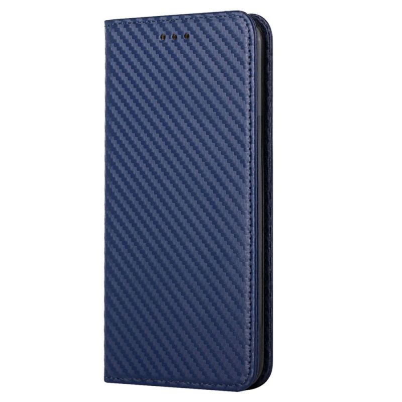 Capa De Celular Para Samsung Galaxy S23 5G De Cordão Flip Estilo Strappy Fibra De Carbono