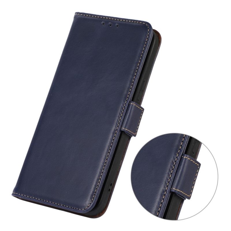 Capa De Couro Para Samsung Galaxy S23 5G Função Rfid De Couro Genuíno