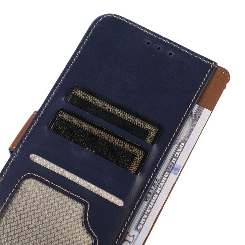 Capa De Couro Para Samsung Galaxy S23 5G Função Rfid De Couro Genuíno