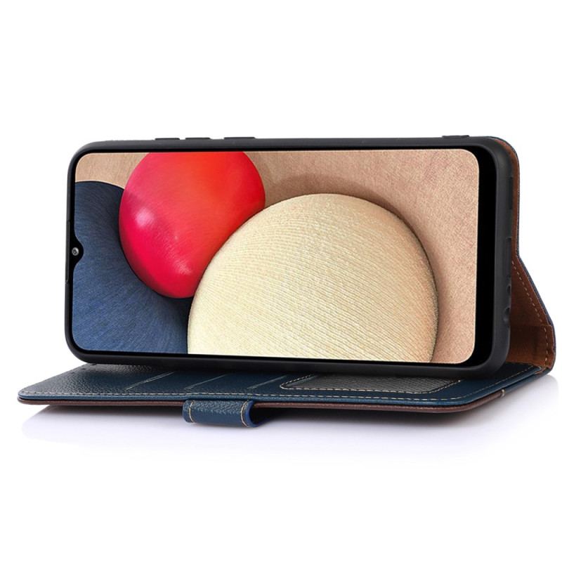 Capa Flip Para Samsung Galaxy S23 5G Estilo Lichia Rfid Khazneh