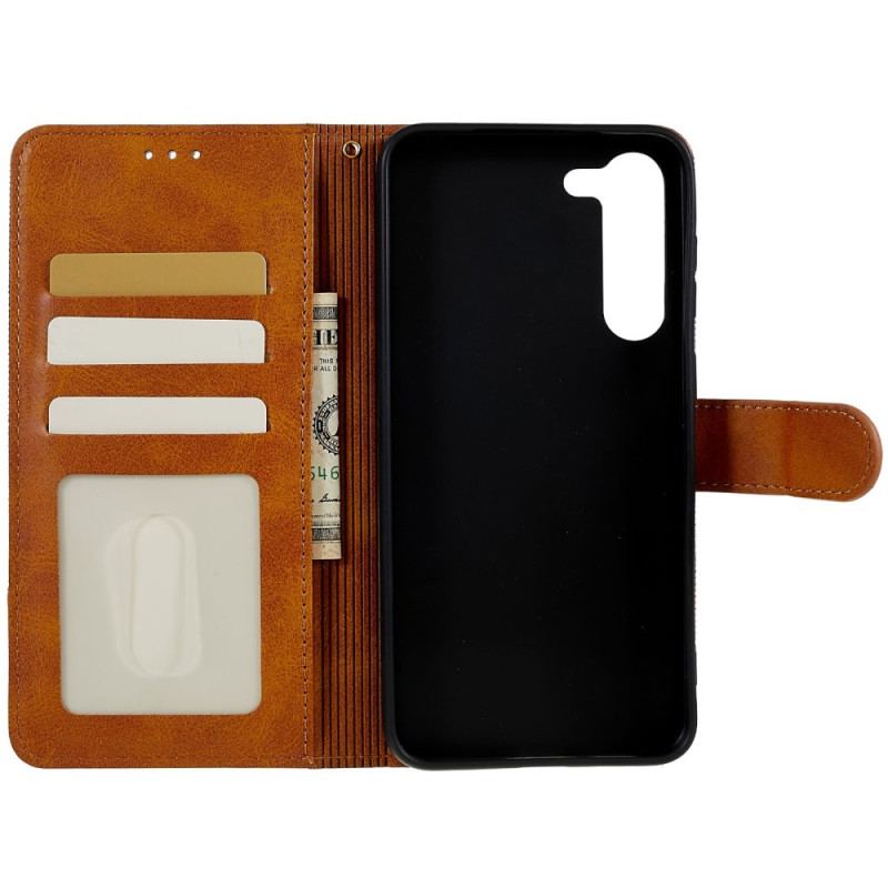 Capa Flip Para Samsung Galaxy S23 5G Jeans