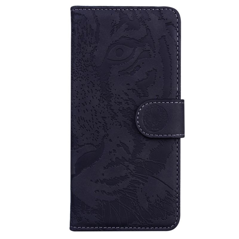 Capa Folio Para Samsung Galaxy S23 5G Pegada De Tigre
