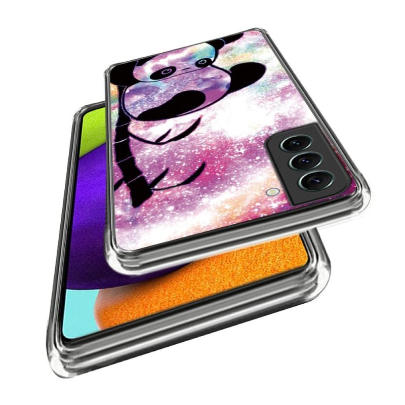 Capa Para Samsung Galaxy S23 5G Silicone Panda De Cabeça Para Baixo
