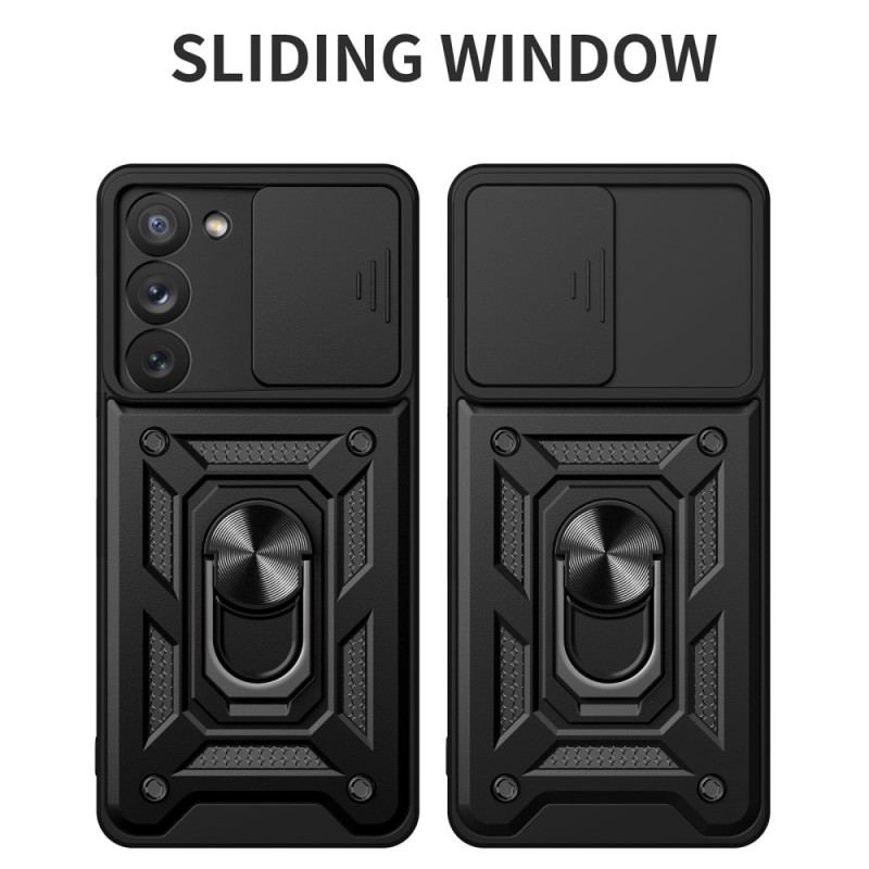 Capa Para Samsung Galaxy S23 5G Suporte E Protetores De Lente