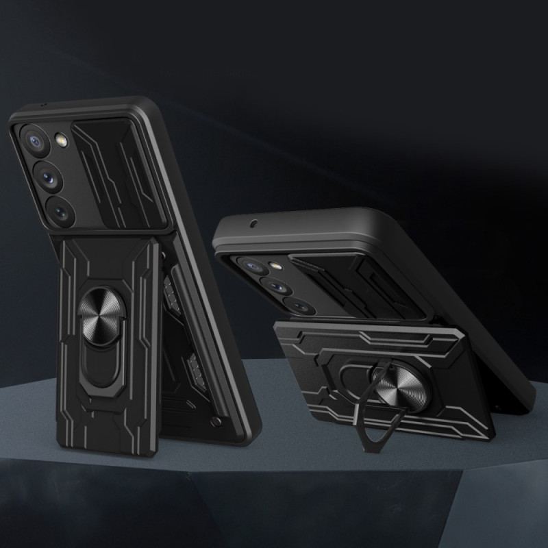 Capa Para Samsung Galaxy S23 5G Tampa E Suporte Da Câmera