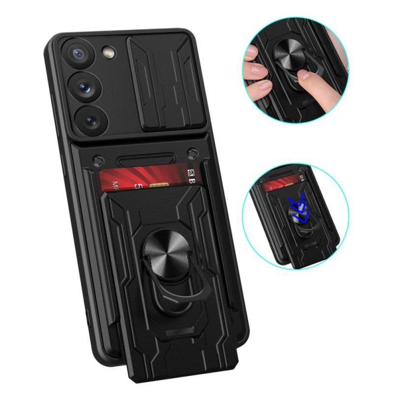 Capa Para Samsung Galaxy S23 5G Tampa E Suporte Da Câmera