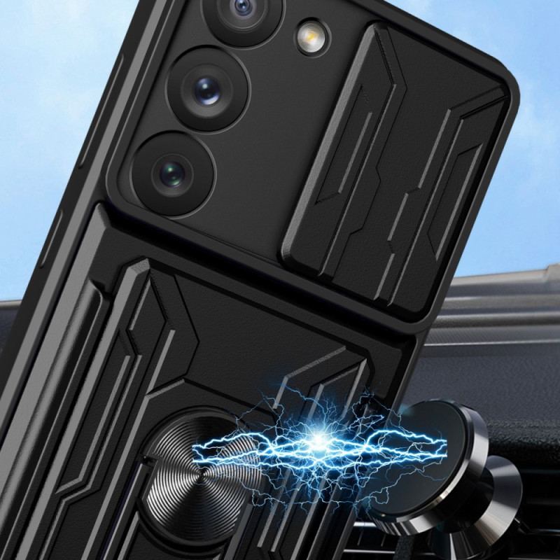 Capa Para Samsung Galaxy S23 5G Tampa E Suporte Da Câmera