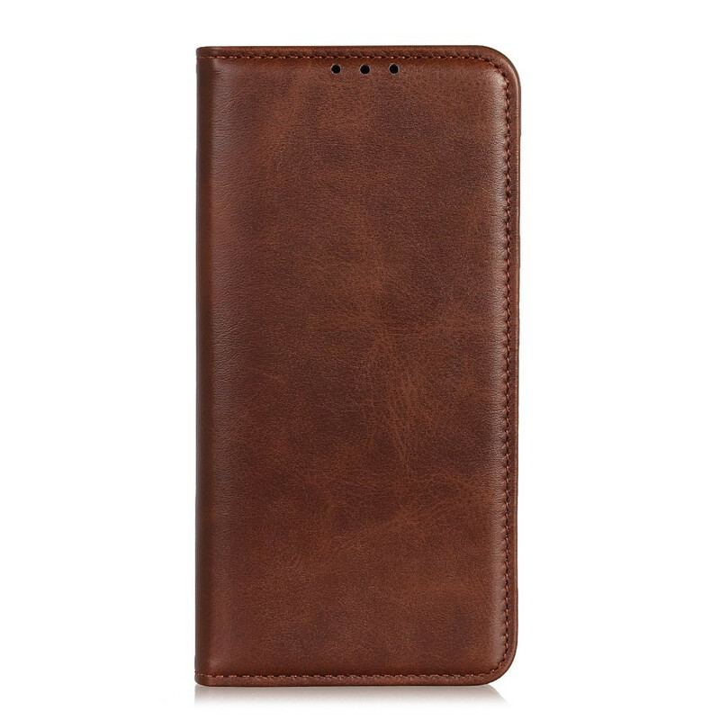 Capa De Celular Para Oppo A16 / A16s Flip Couro Rachado Sóbrio
